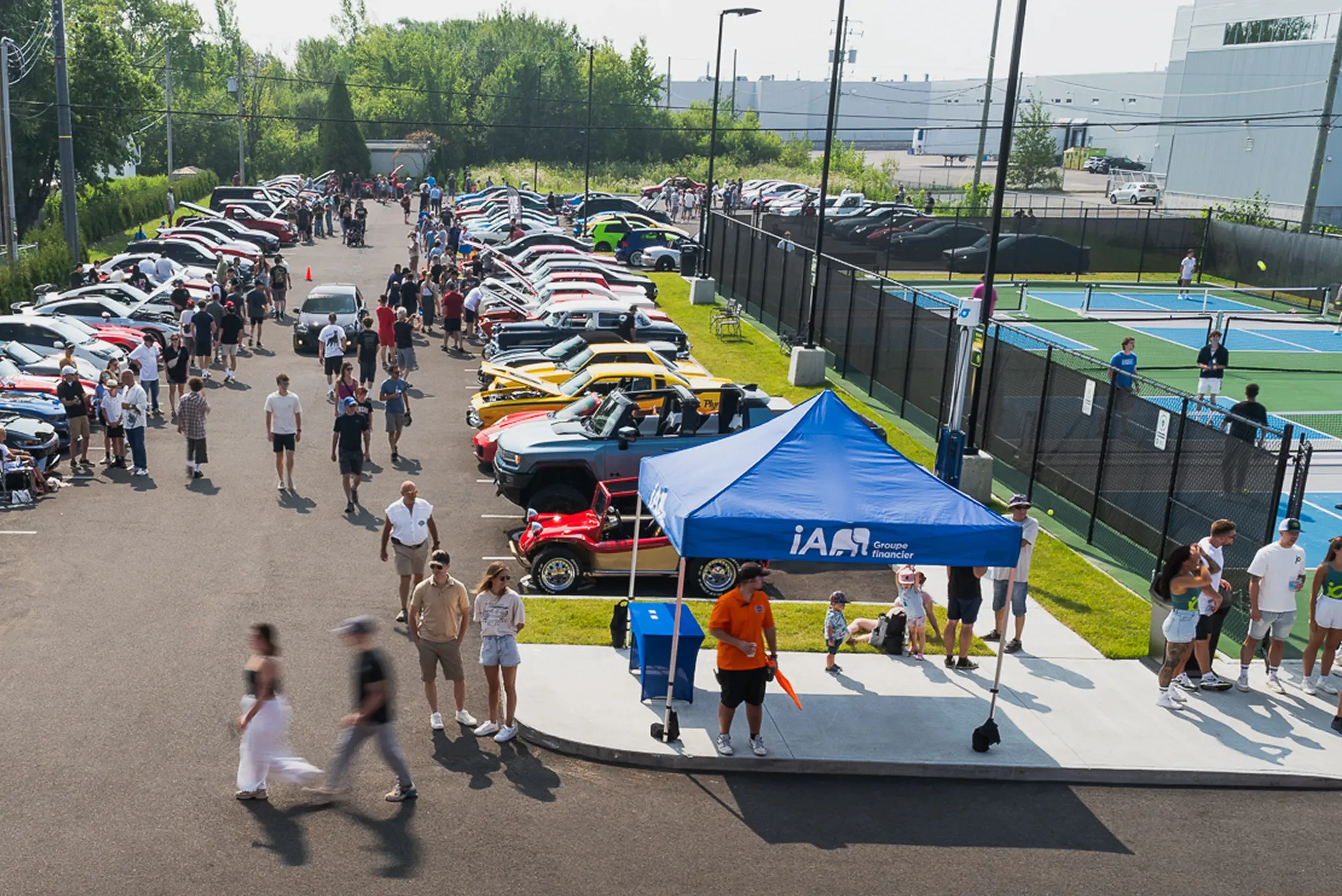 Du stationnement pour tout le monde à l'Espace Pickleball