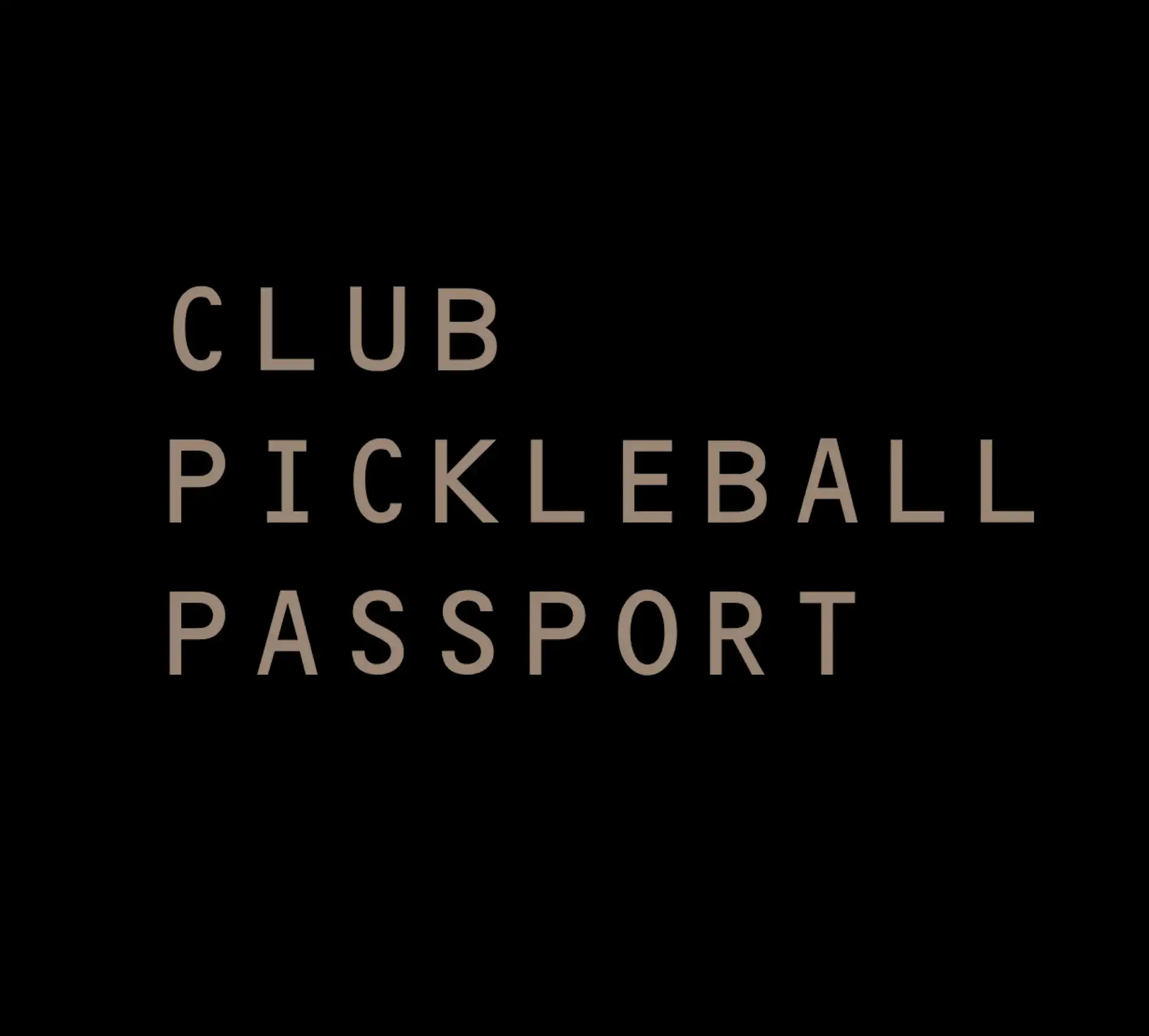 Passeport Pickleball